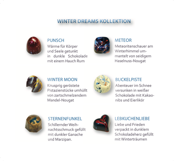 Winter Dreams Pralinen Kollektion